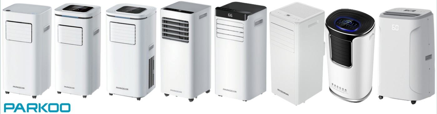 10000 BTU 115V Portable Air Conditioning with PARKOO Blue Working Sence Light