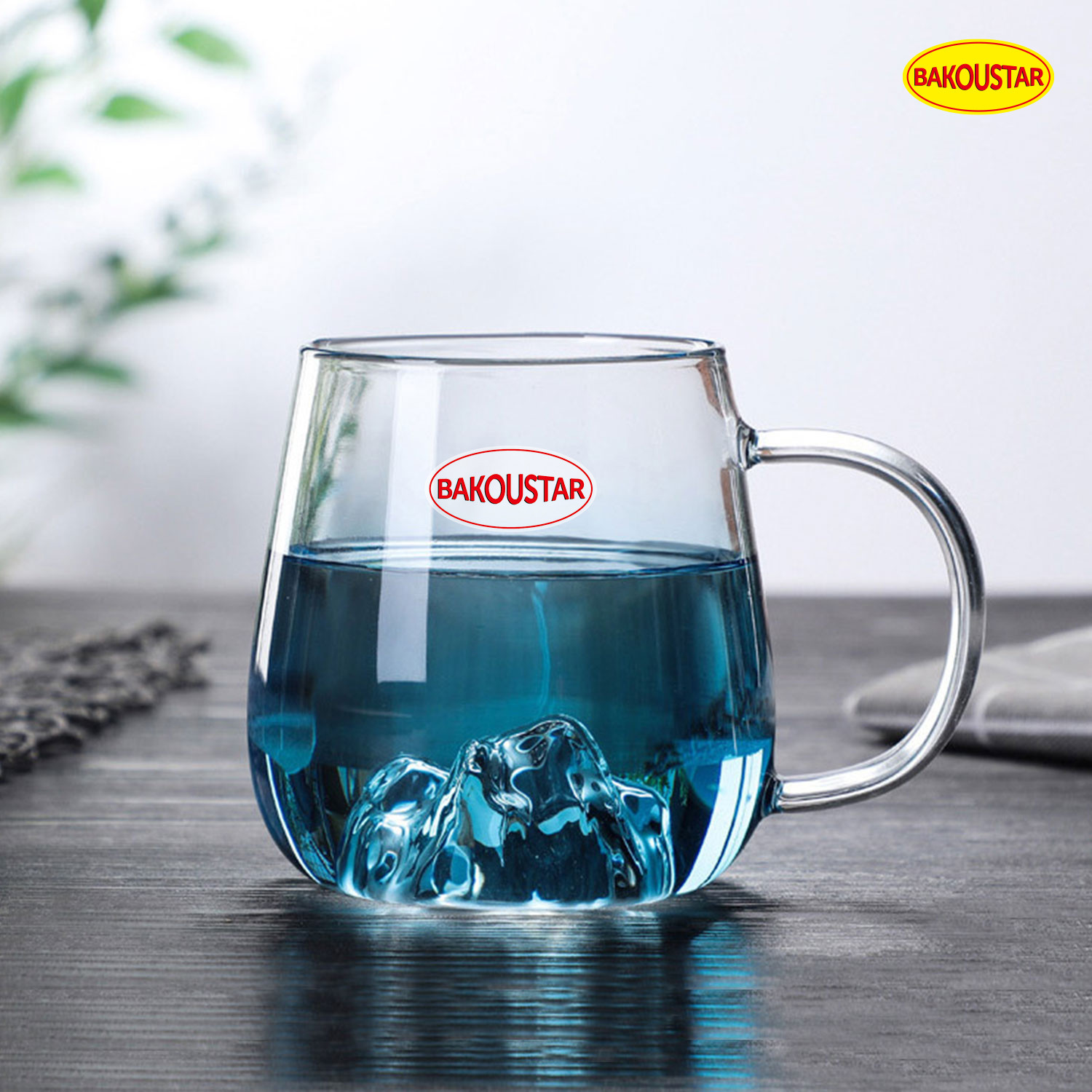 Clear 1800ml Borosilicate Heat Resistant Glass Teapot