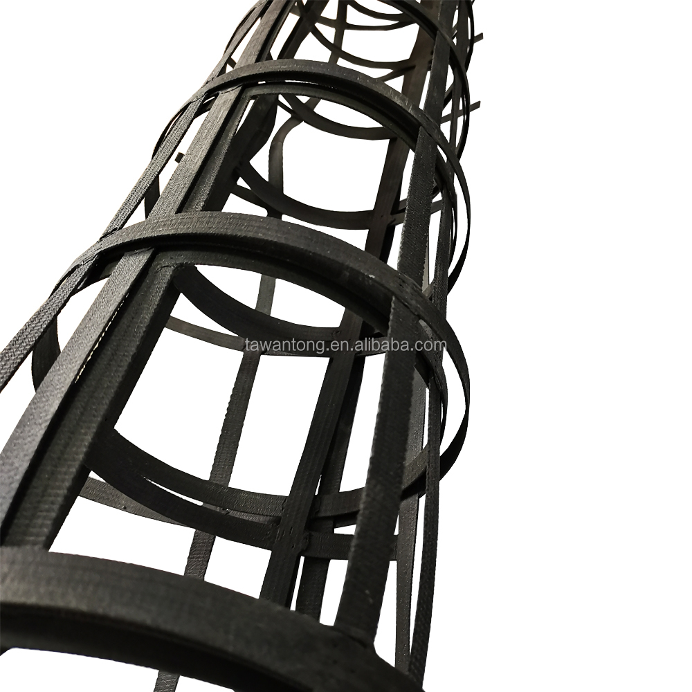50kn Tensile Strength Steel-Plastic Biaxial Geogrid for Online Technical Support