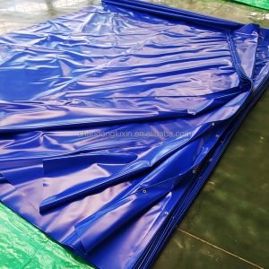 High Tensile PVC Canvas Sheet 840D*840D-1300D*1300D Yarn Count for Waterproof