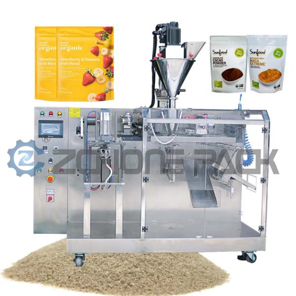 Horizontal Doypack Packing Machine Automatic Flour Bag Ginger Packaging