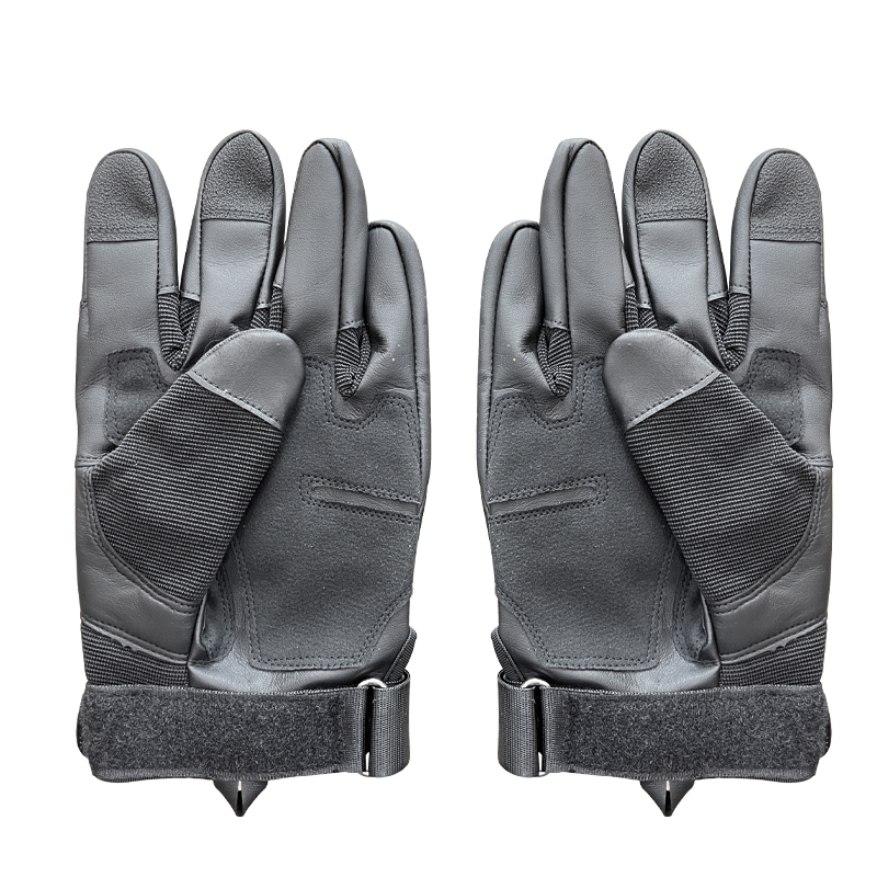 Customizable Hard-Knuckle Anti-Slip Microfiber Leather Gloves with ISO9001 Validation
