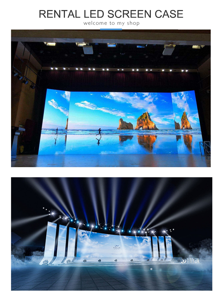 Rental LED Display Good price Full Color Outdoor Waterproof Stage Backdrop LED Screen Wall for Stage Events