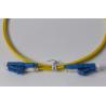 Buy cheap Yellow SC LC Fiber Optic Patch Cord Short Boot ROUND DX from wholesalers
