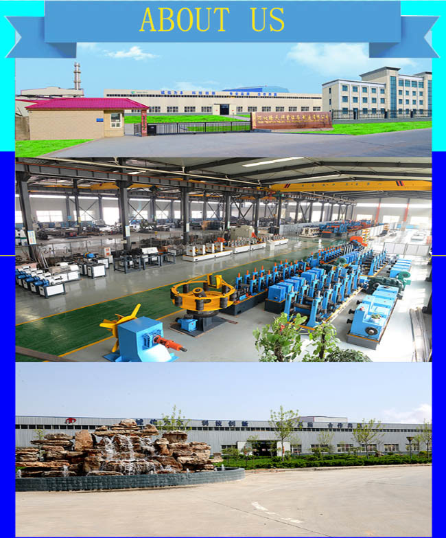 High Frequency Rolling Mill Line Size 25-76mm 30x30-60x60mm Square Tube Mill