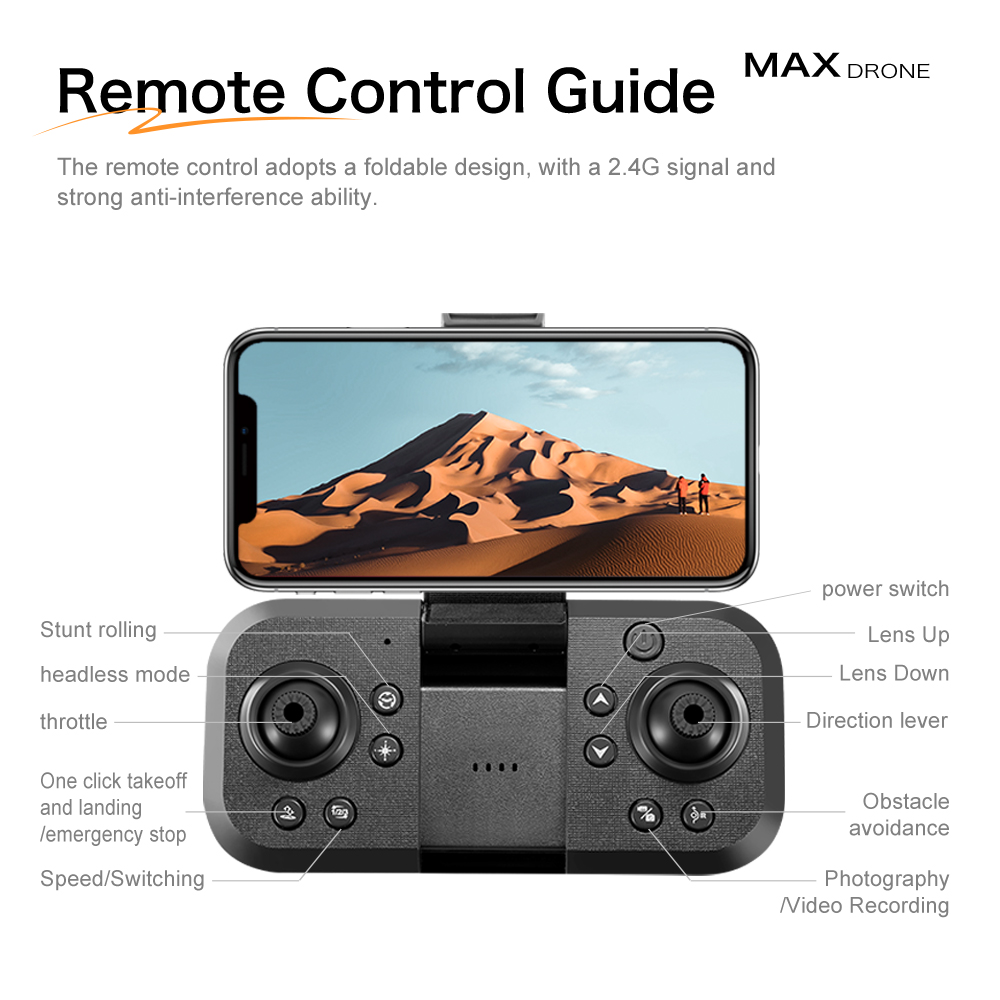 Beginner Drones Gt5 Obstacle Avoidance Mini Drone 14min Flying Drone Smartphone 480p 720p Hd Aerial Photography 2.4g Wifi Fpv Selfie Drone