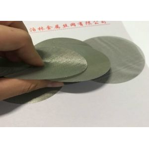 Plain Twill Wire Mesh Filter Discs Stainless Steel Wire Mesh High Tensile Force