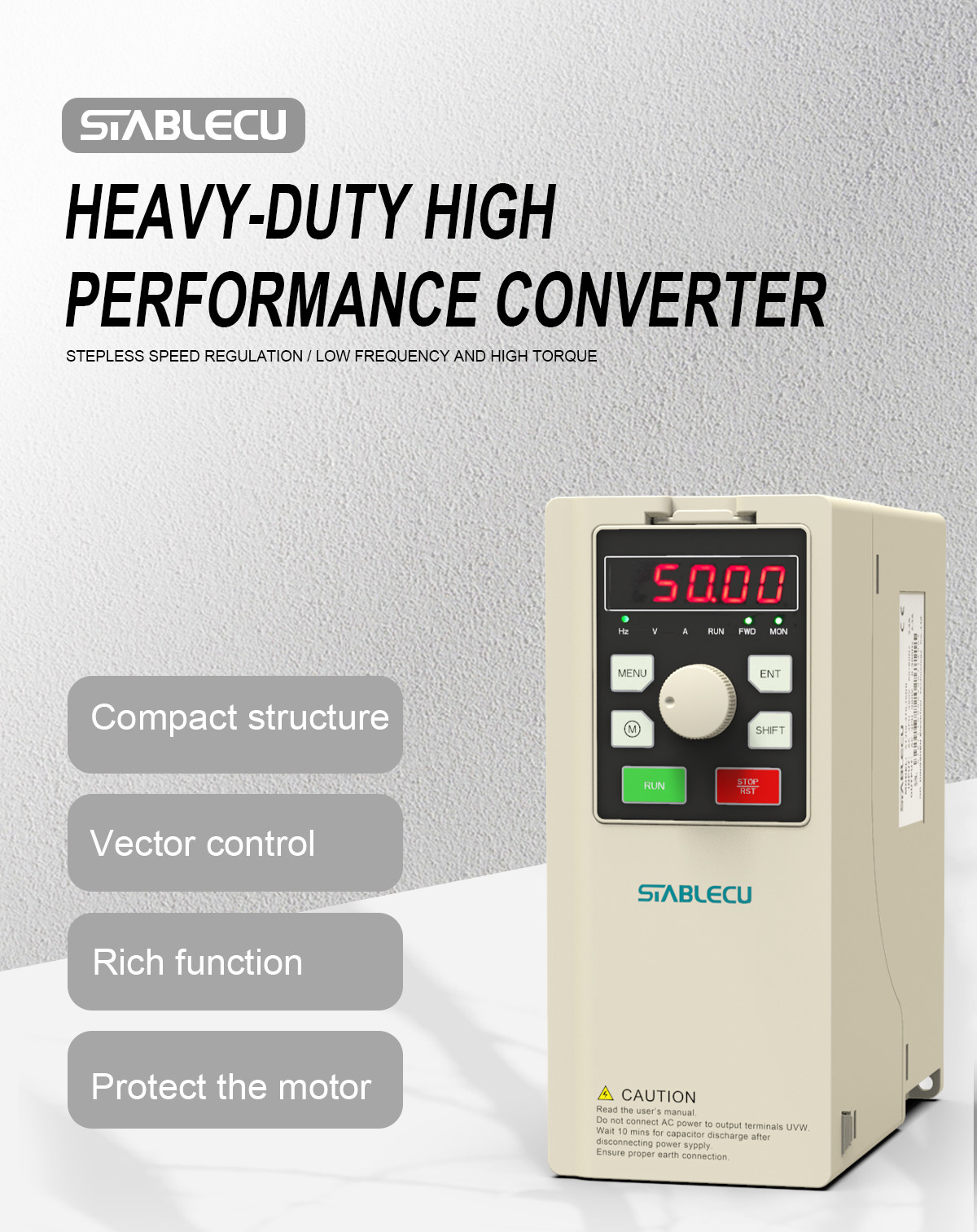 0.75KW-110KW VFD Variable Frequency Inverter For AC Motor