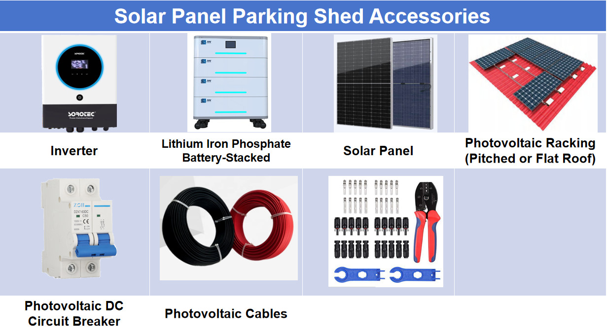 Electric Vehicle Charging Parking Lot Solar Panel Parking Lot SP-1 Aluminum Solar Car Pot