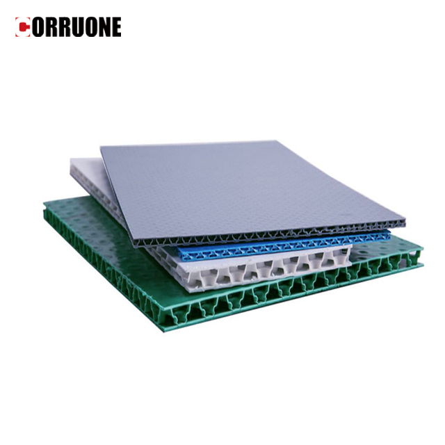 3mm-11mm PP Plastic Honeycomb Board Purple 4x8 Honeycomb Panels