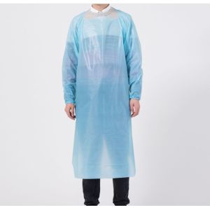 High quality level 2 waterproof cpe surgical isolation gown for export
