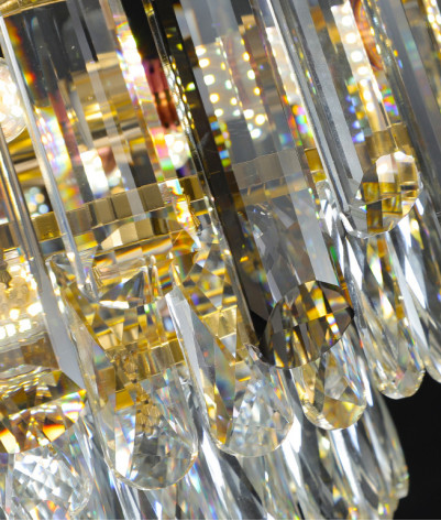 LED Pendant Chandelier Lights With Metal / Glass / Crystal Shade For Home Decoration