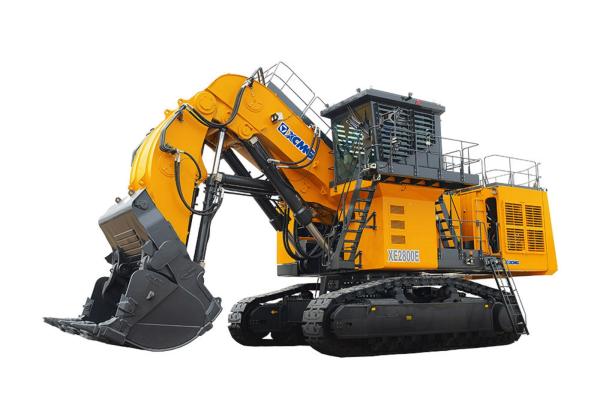 Shovel 360 Degree Drone Footage XE4000 Powerful Mining Shovel Heavy Excavator