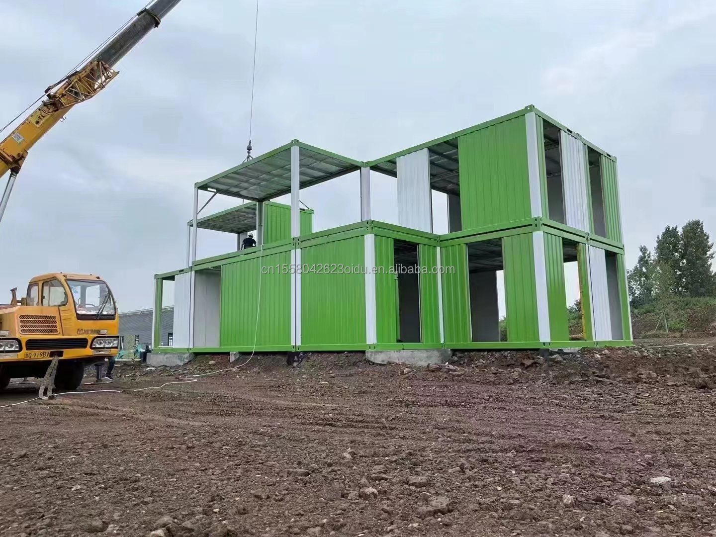 10ft 20ft Steel Shipping Container Prefabricated House Shop Bar Workshop Home Bedroom Hotel 40ft Size with Sandwich Panel