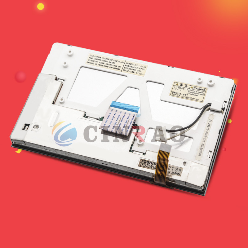 7.0 INCH Toshiba TFD70W14B TFT LCD Screen Display Panel For Car GPS Auto Spare Parts