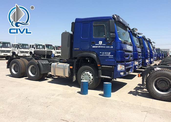 SINOTRUK HOWO7 Tractor Truck New 6X4 380HP RHD Prime Mover Truck With Two Sleepers EUROII 10tires