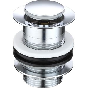 Modern Home Brass Drain Overflow Click Clack Pop Up Basin Sink Drain Waste for