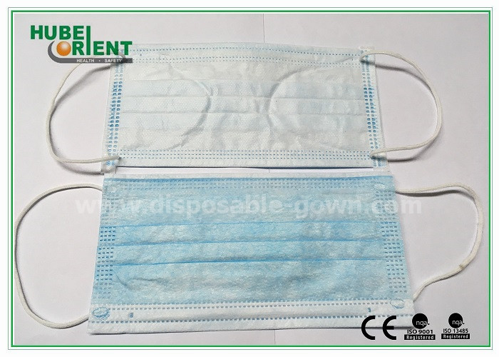 Non Irritating Double Elastic Earloop Disposable Nonwoven Face Mask