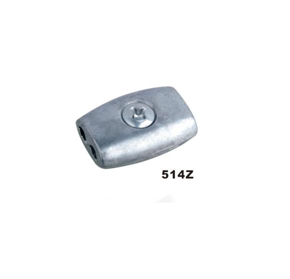 Oval rope clip Zinc alloy Diecast Wire Rope Clamp Oval Egg Shaped Zinc