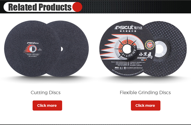 ISO9001 5 Inch Metal Stone Abrasive Cutting Disc 25pcs