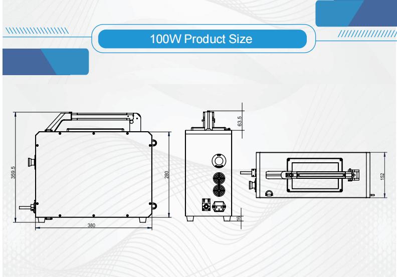 Portable 200w 300w 500w 1000w Pulsed Laser Cleaning Machine for Wood Paint Stone Metal Laser Cleaner Retail Essential