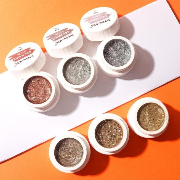 Quality DIY Art Design UV Gel Paint 102PCS Rich Pigment Set 102 Colors Solid Gel Nail Polish Certification MSDS for sale