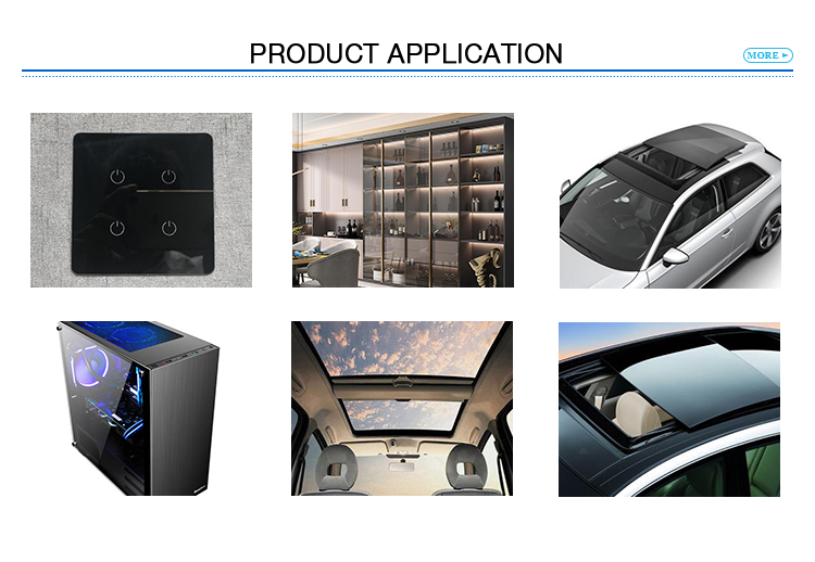 Unbreakable Custom Made Tinted Black Grey Raw 4ft X 8ft Auto Sunroof Glass Sheets