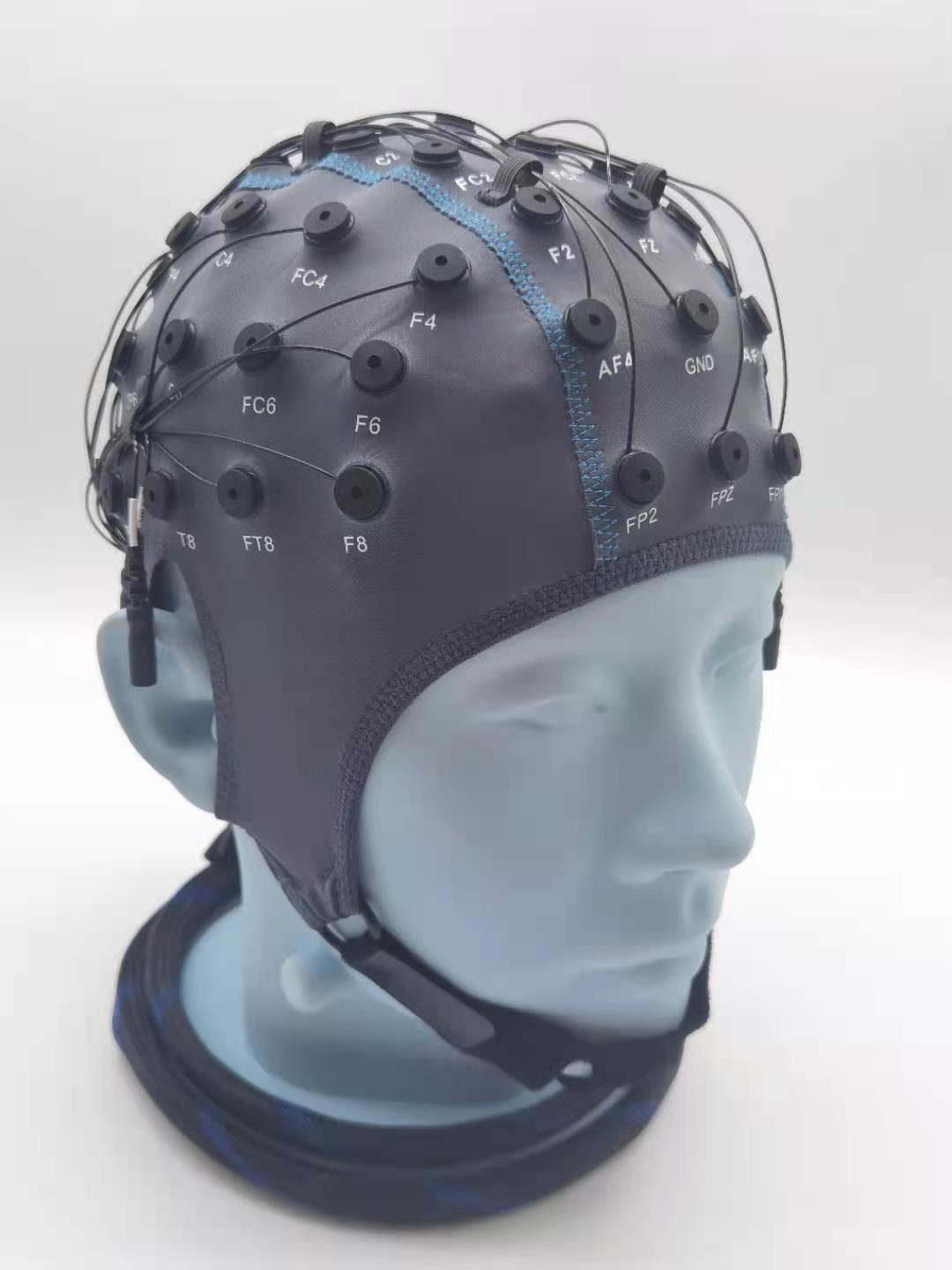 Monitoring ant neuro active High density Ag/Cl cup Electrode waveguard cap wireless EEG/ECG/EMG recording sensor signal