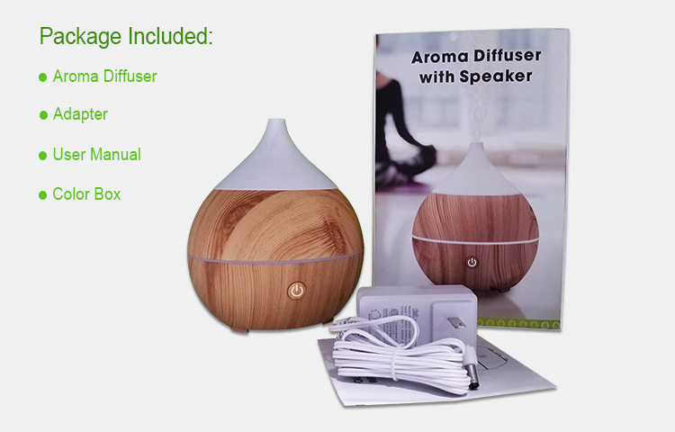 Home Ultrasonic Humidifier 200ML Bluetooth Speaker Oil Diffuser