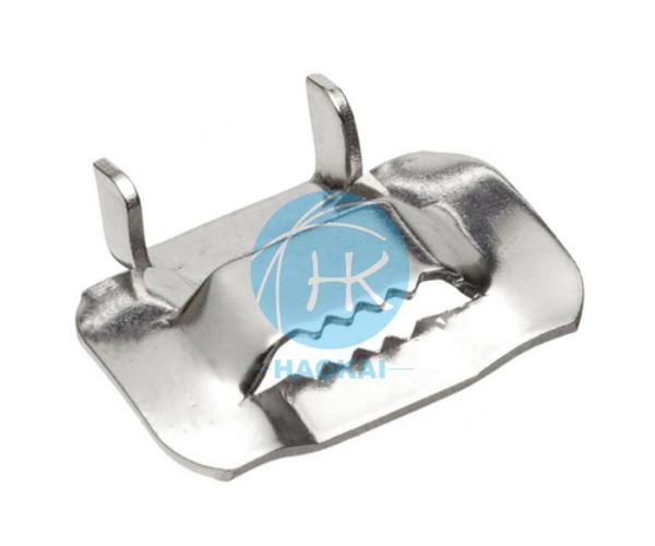 1/2" 1/4" 3/4" 5/8" Stainless Steel Buckle Tooth Type Banding Cable Tie Buckle 2