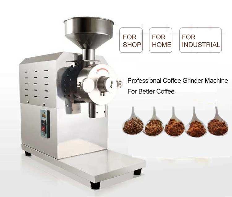 Automatic Coffee Bean Grinder Machine 220V/380V 1.1kw / 2.2kw/ 4kw Power