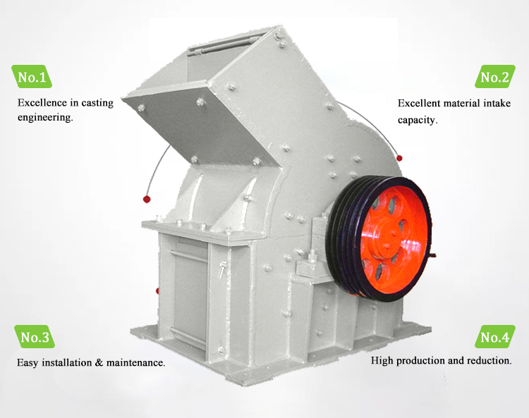 10-25 tph Hammer Mill rock Crusher Mobile Mini Hammer Crusher Mill