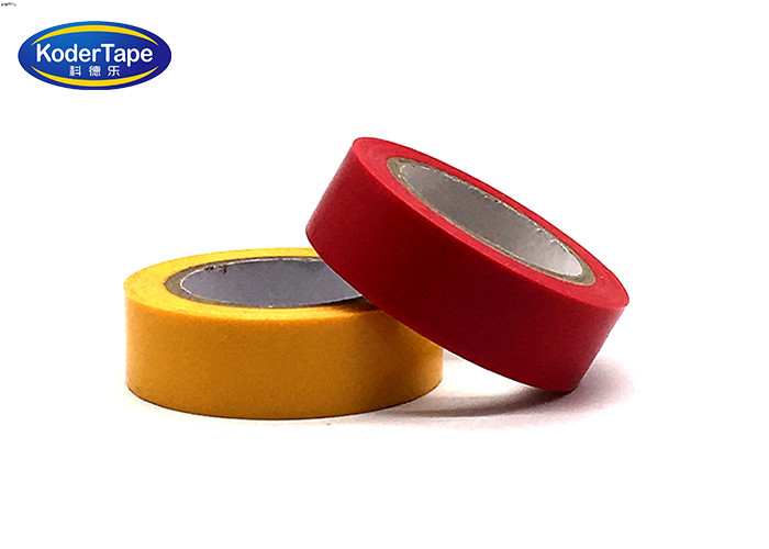 Colored PVC Insulation Electrical Tape Flexibility With Strong Retract Ability