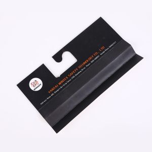 FSC 100% Recycled Paper Hanger Customized Size For Textile Fabric Display