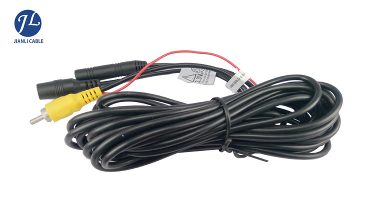 15Meters Female To Male Extension Dc Bnc Rca Cable For Car Audio Monitoring System