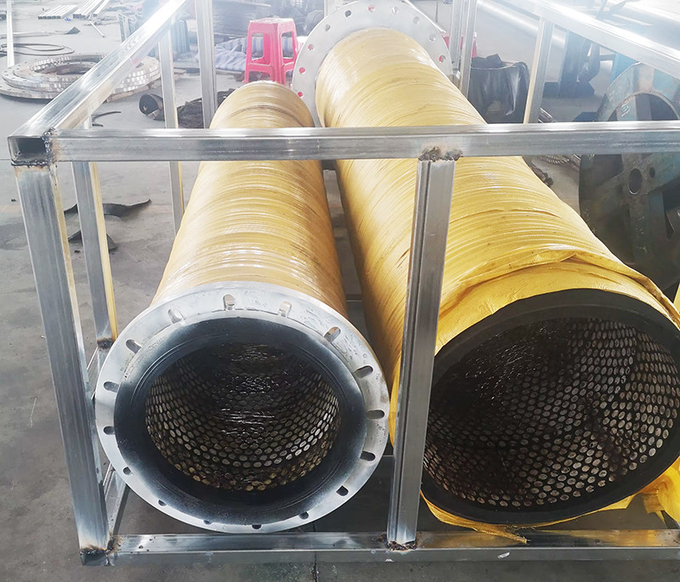 Rubber Ceramic Hose Pipe Fittings Hose Beaver Slurry Flex PVC Line