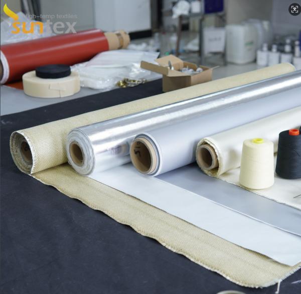 1000c High Temperature Resistant Silica Cloth Material For Coated Fiberglass