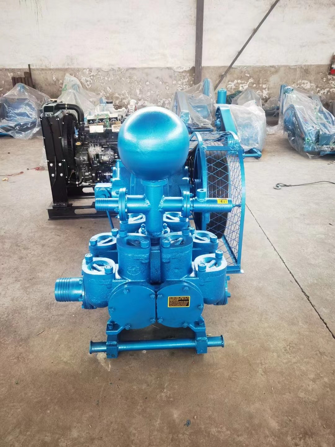Large Diameter Deep Well Drilling Mud Pump With Double Cylinder
