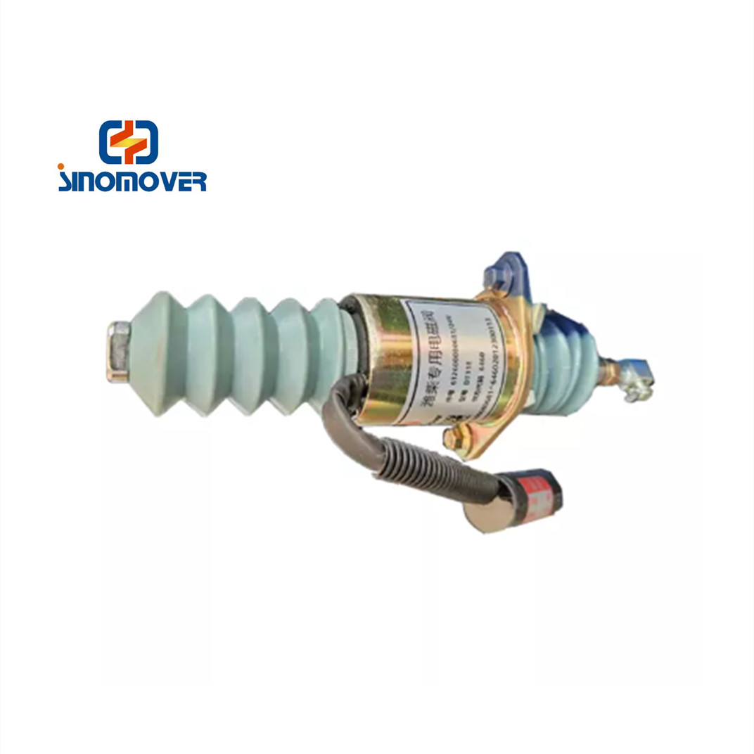 Original WEICHAI Engine Spare Parts Shut Off Fuel Stop Solenoid Valve 612600080681 Shut-Down Electromagnetic Valve
