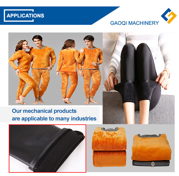 Commodity Full Automatic Thermal Underwear Material PU Glue Lamination Machine