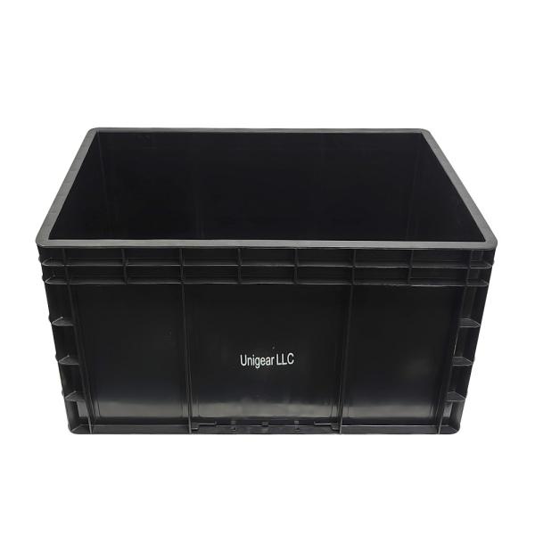 600*400*230mm Black ESD Antistatic Plastic Box Electronic Parts Box Anti-Static