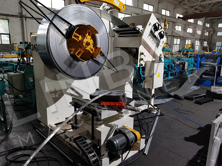 Fireproofing Hydraulic Punch Hot Dipped Galvanized Steel Scaffold Board Roll Forming Machine