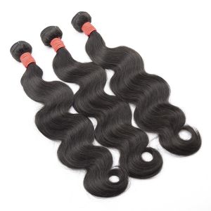 Unprocessed Body Wave Bundles With Closure With Length 8-30" OEM Available