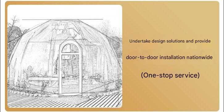 PC Outdoor Bubble House Combination for Camping Hotel Homestay Bar and Transparent Yurt Tent