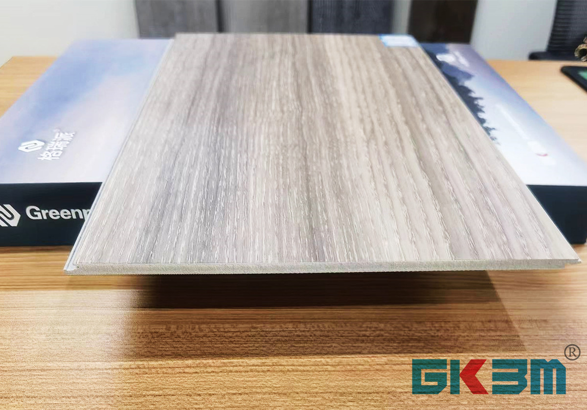 LS-W8013 Walnut Stain Resistance SPC Flooring Plank Anti Biosis Waterproof
