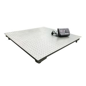 China 2000kg LED Display Industrial Digital Platform Floor Weighing Scale with OEM Customized Support and Design 1.2m*1.2m Size on sale