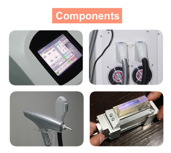 Painless IPL Laser Hair Removal Machine For Full Body / Face Skin Lightening