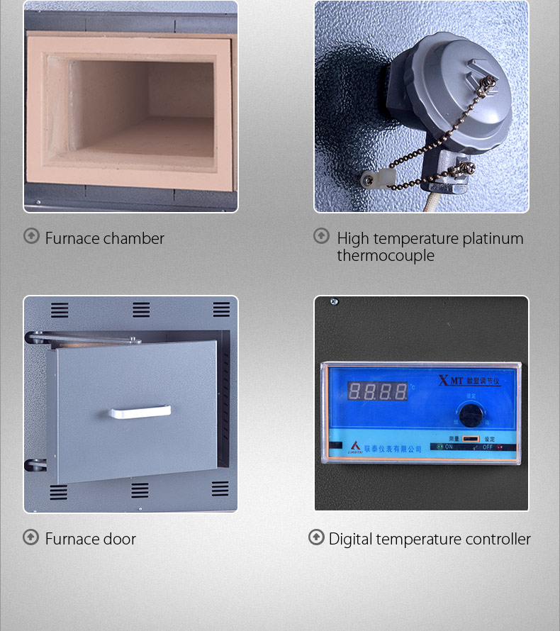 OEM Laboratory Muffle Furnace Programmable Control Electric Muffle Furnace