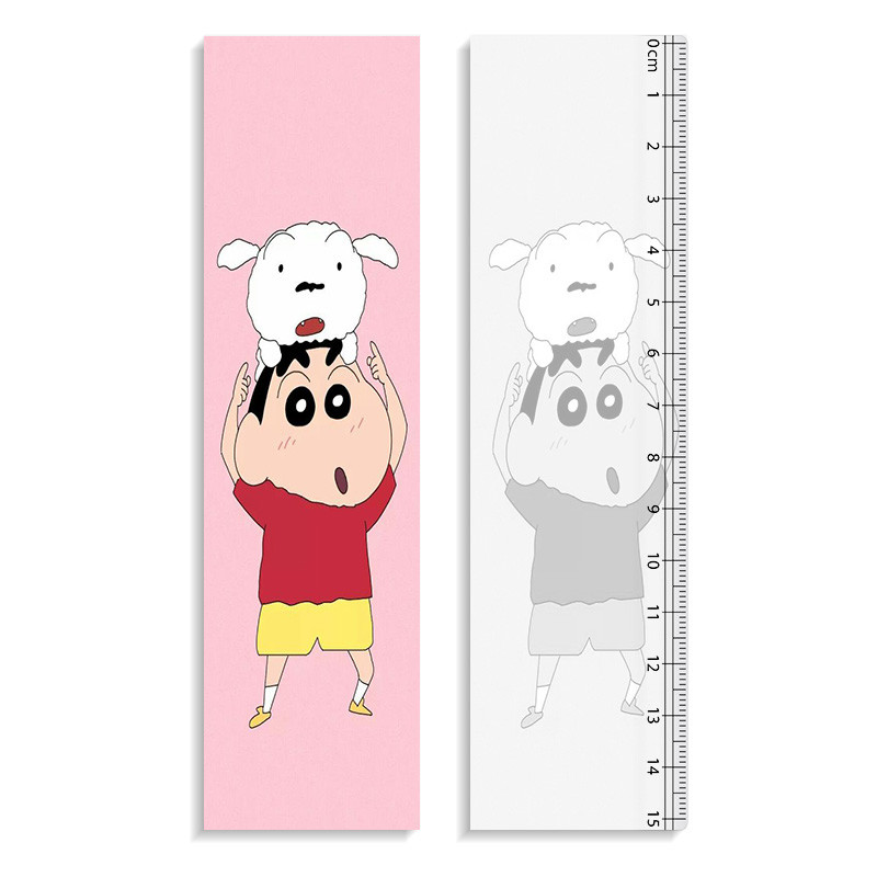 Straight Rulers 3D Lenticular Printing Service With Crayon Shin - Chan Design
