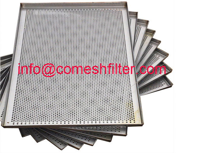 Metal Perforated 18x26 Inch Oven Baking Tray Dehydrator Mesh Tray 304